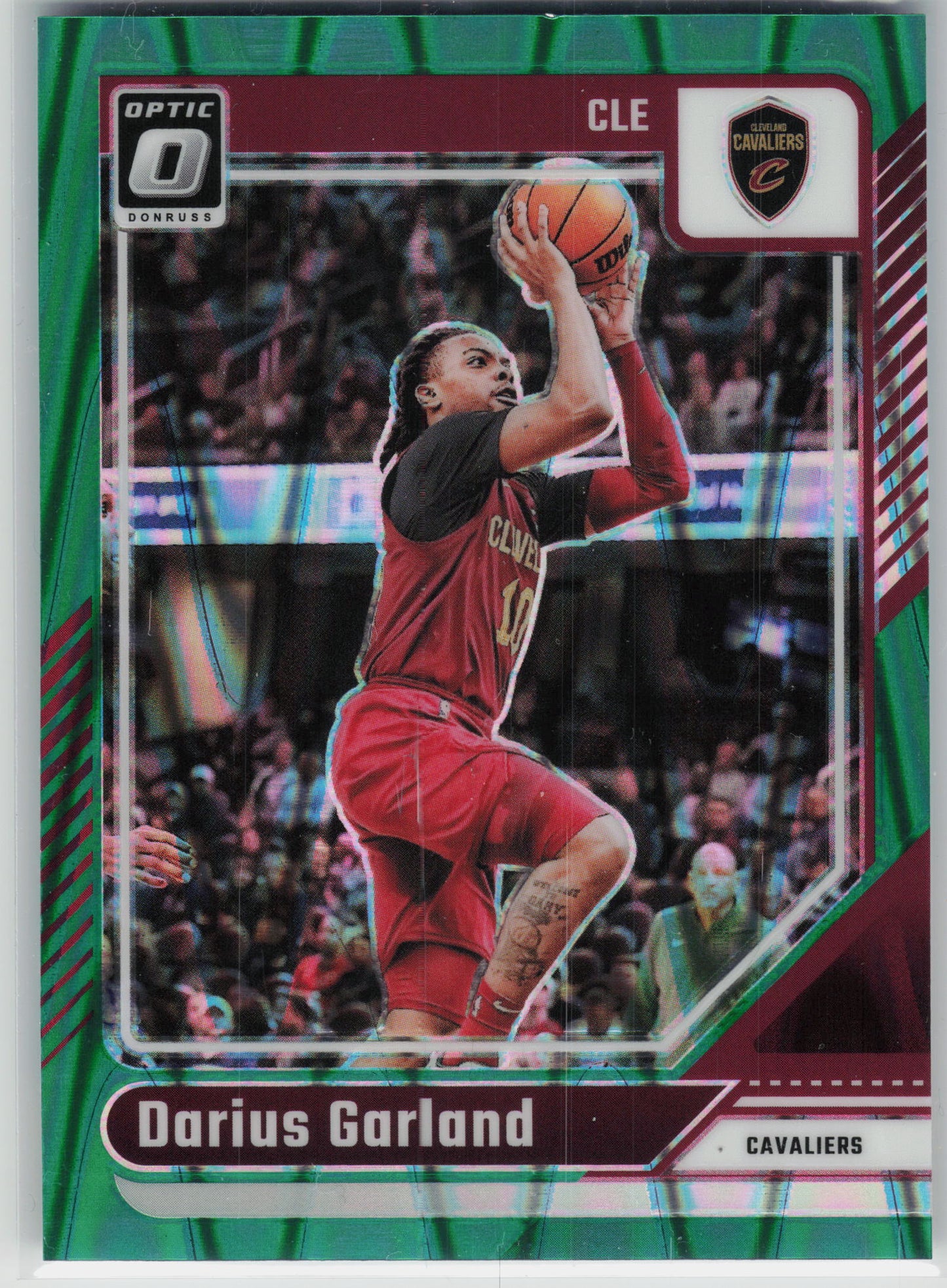 2024-25 Donruss Optic #42 Darius Garland Green Seismic