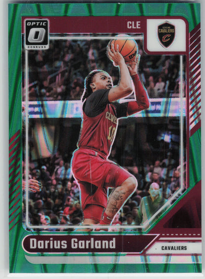 2024-25 Donruss Optic #42 Darius Garland Green Seismic