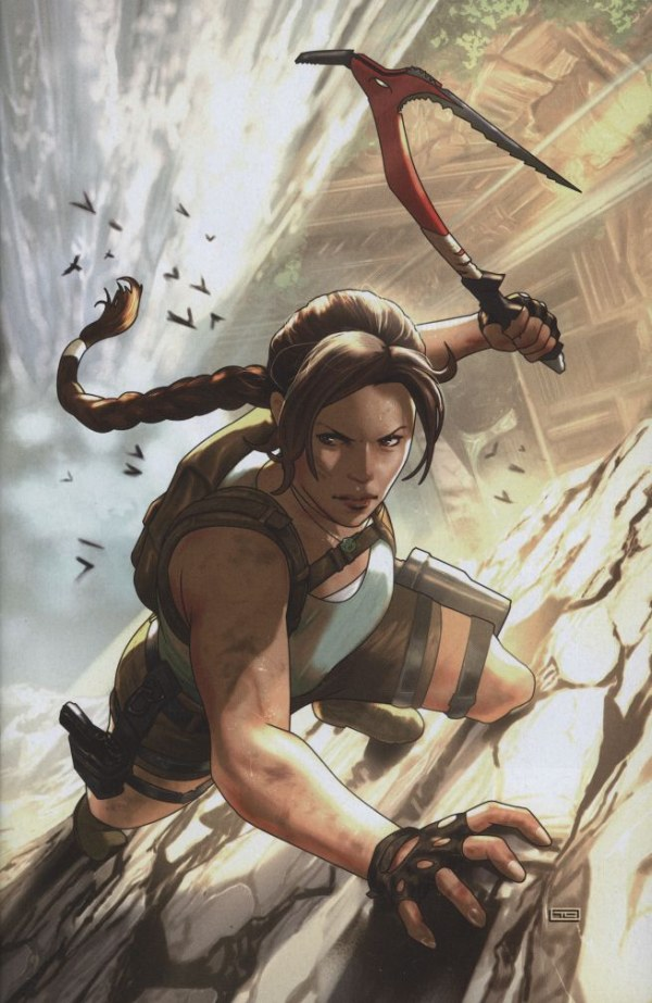 Tomb Raider: Sacred Artifacts #1 Cover B Taurin Clarke Exclusive Virgin Variant cover