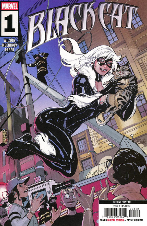 Black Cat, Vol. 3 #1 Cover T 2nd Printing Terry Dodson cover