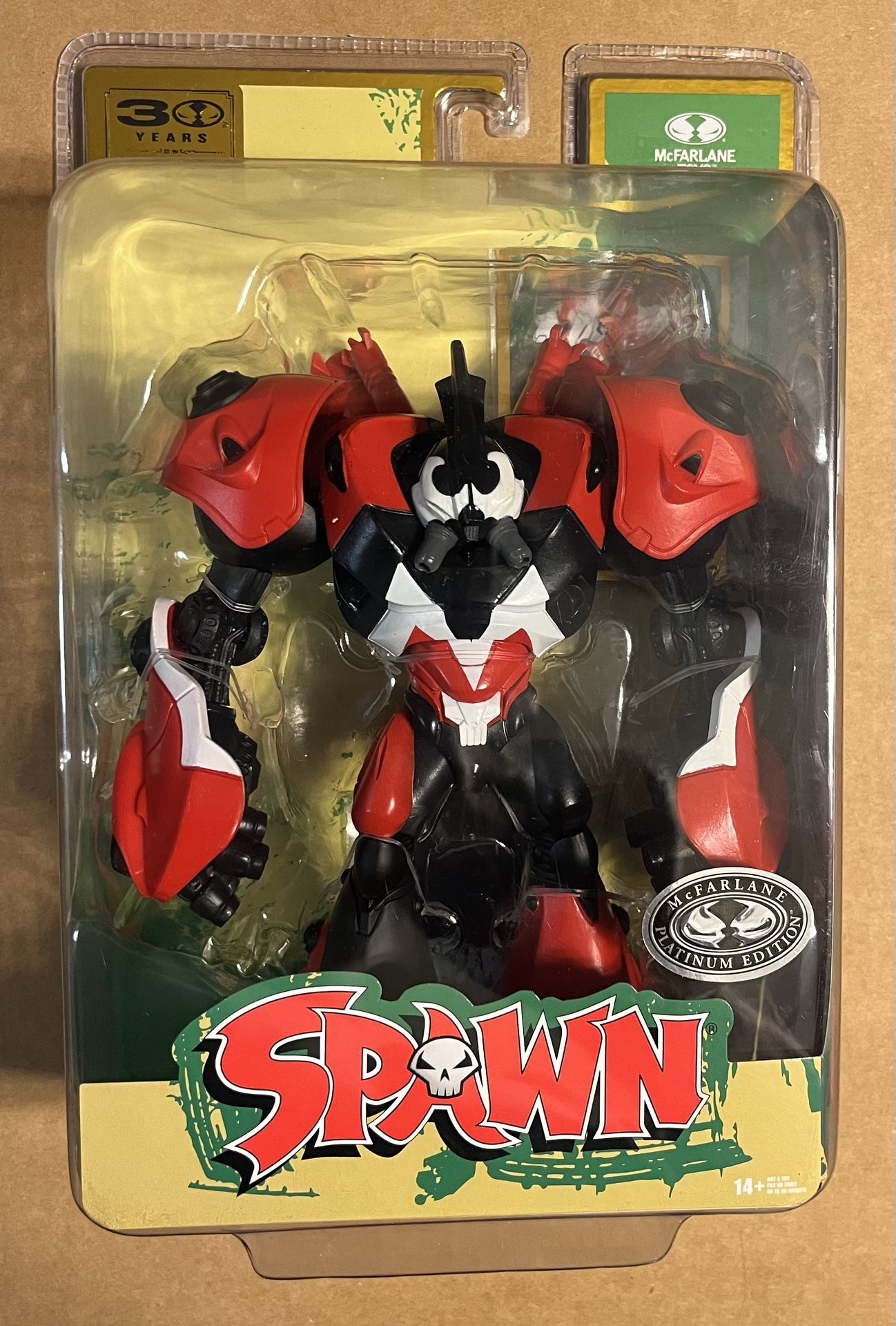 McFarlane Toys Spawn 30th Anniversary Robot Wars Platinum Chase 7-Inch Figure - Prime 151 Collectibles