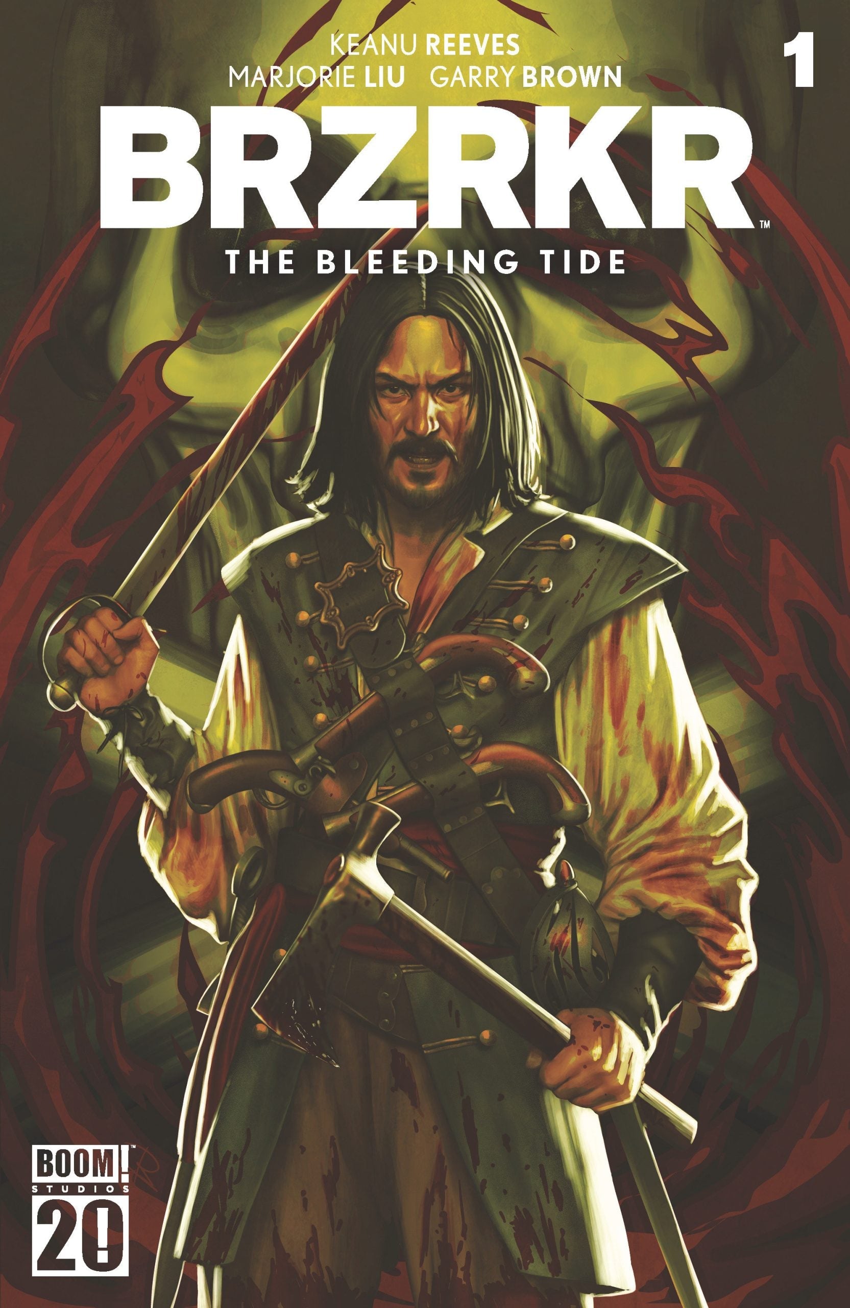 BRZRKR: The Bleeding Tide #1 Cover B Rebeca Puebla Variant cover