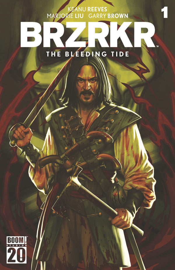 BRZRKR: The Bleeding Tide #1 Cover B Rebeca Puebla Variant cover