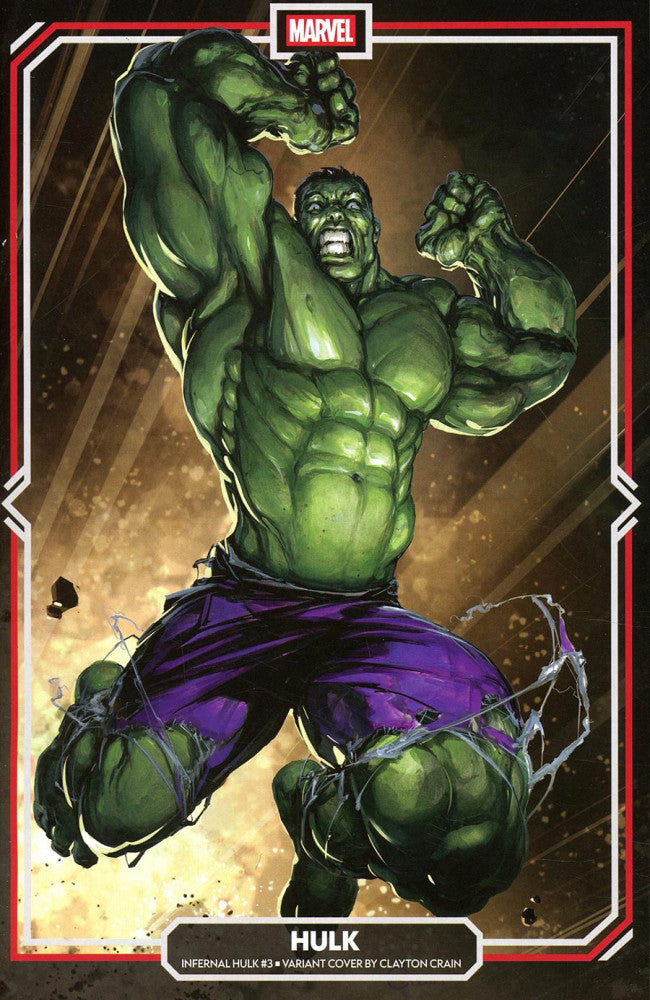 Infernal Hulk #3 Cover B Clayton Crain Variant cover