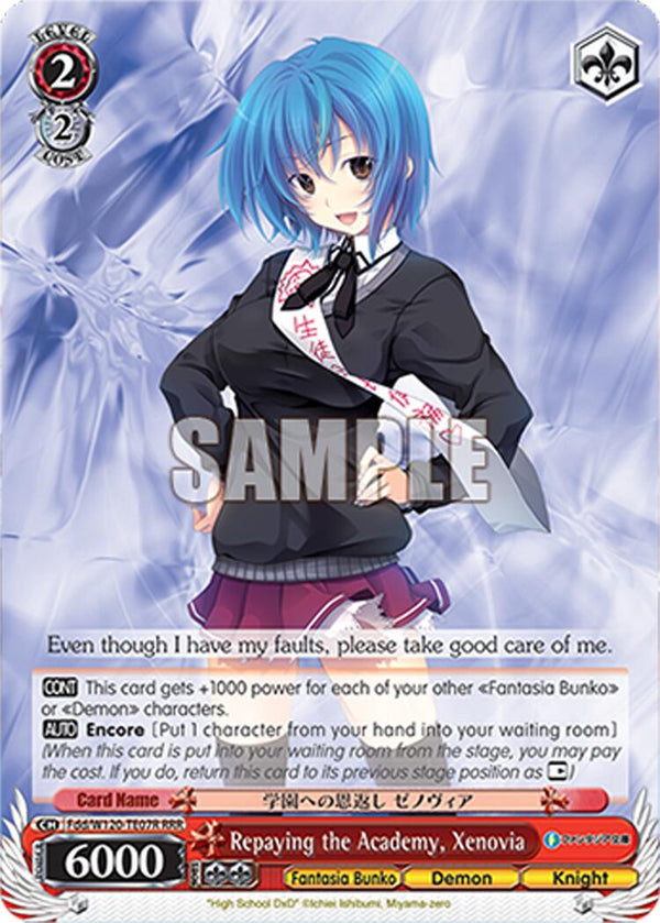 Repaying the Academy, Xenovia