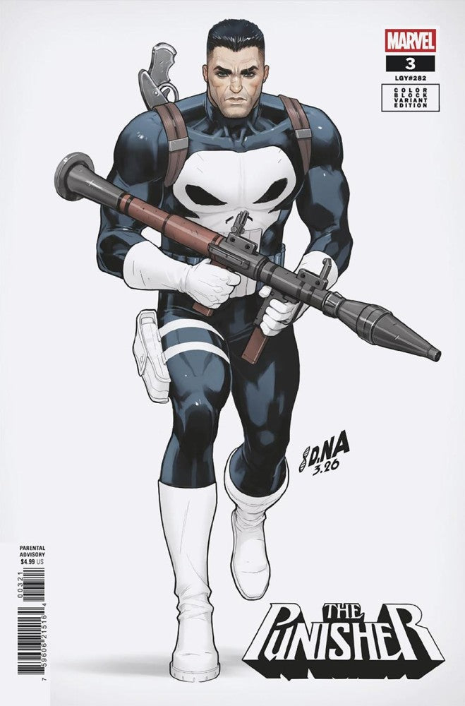 The Punisher, Vol. 15 #3 Cover B David Nakayama Color Block Variant cover