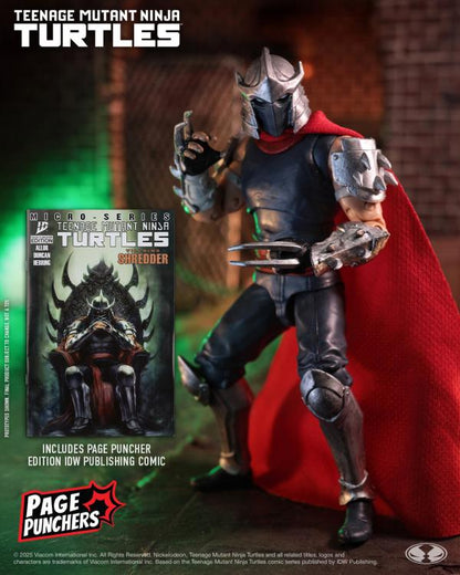 McFarlane TMNT Page Punchers Shredder 5-Inch Figure with Comic