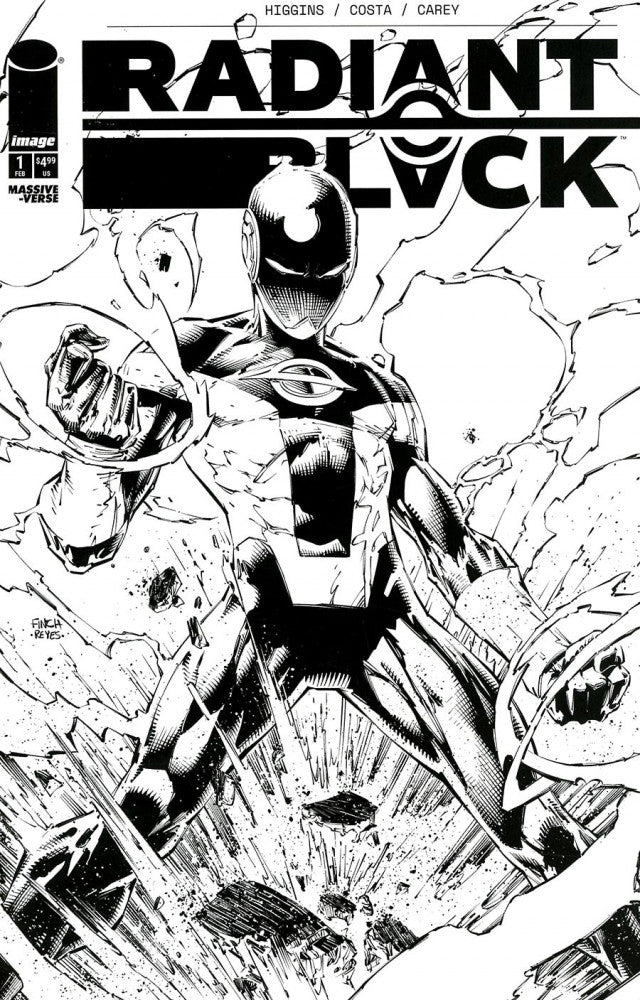 Radiant Black and White #1 Cover A David Finch Regular cover