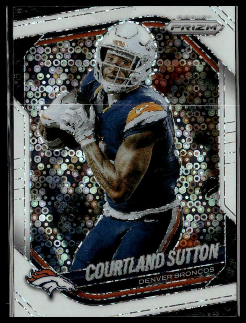 2025 Panini Prizm #163 Courtland Sutton White Disco
