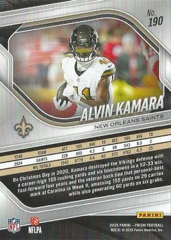 2025 Panini Prizm #190 Alvin Kamara