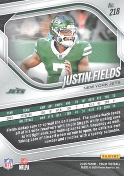 2025 Panini Prizm #218 Justin Fields