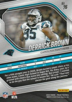 2025 Panini Prizm #76 Derrick Brown