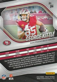 2025 Panini Prizm #94 George Kittle