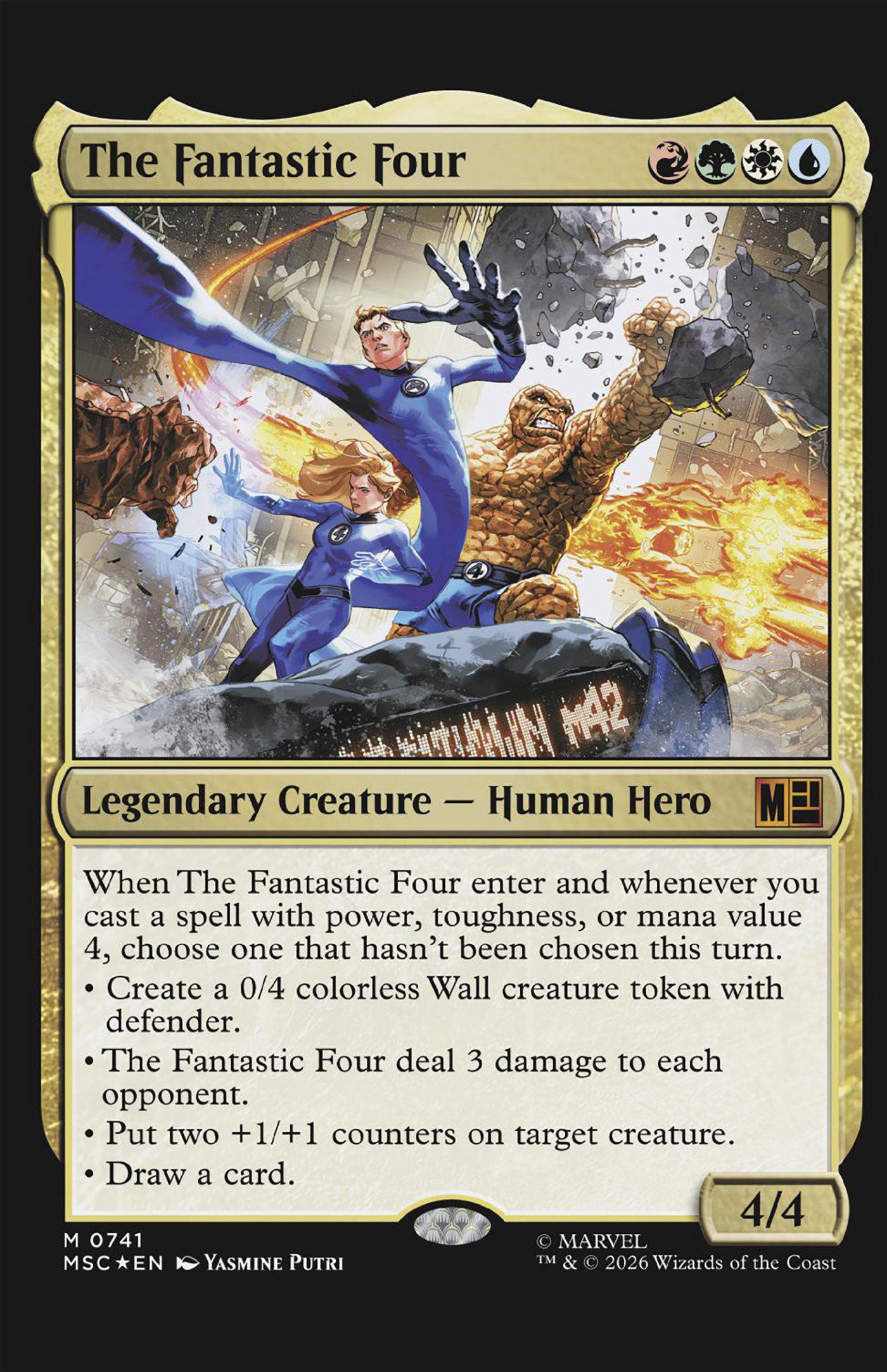 Fantastic Four #12 Classified Artist Magic: The Gathering Variant