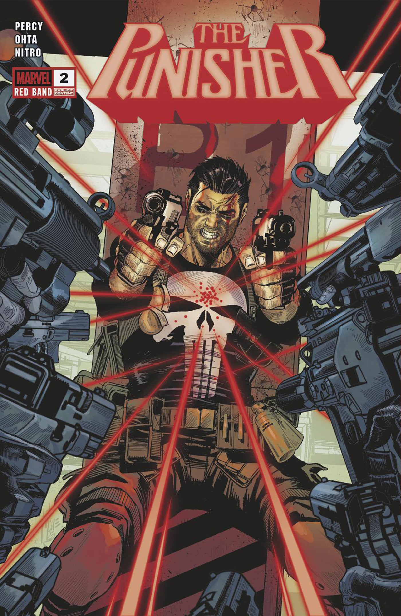Punisher: Red Band #2 Marco Checchetto 2 Nd Printing Variant [Polybagged]
