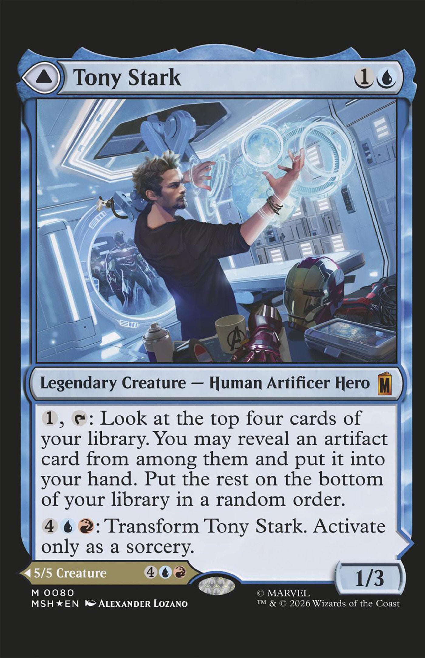 Civil War: Unmasked #2 Classified Artist Magic: The Gathering Variant
