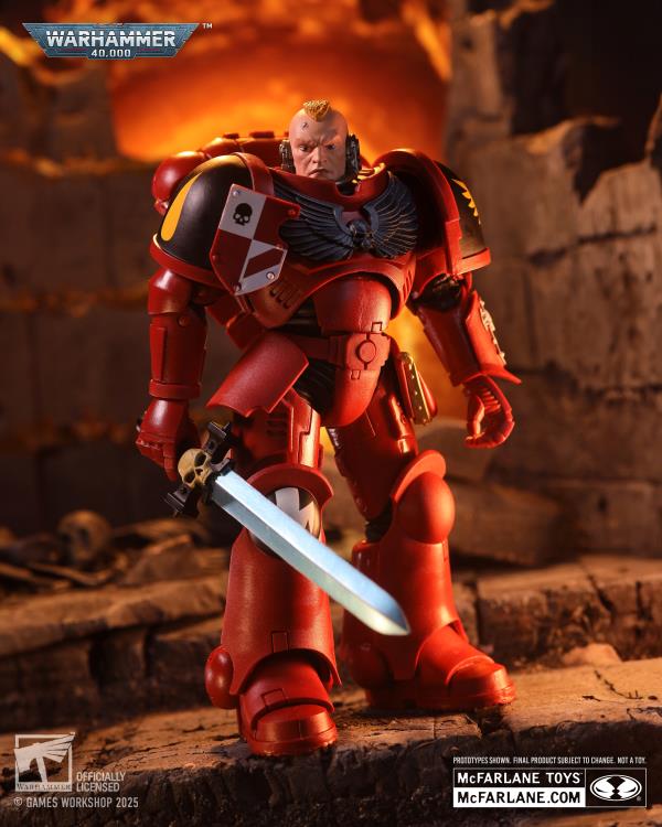 McFarlane Toys Warhammer 40K Blood Angels Assault Intercessor Sergeant 7-inch figure