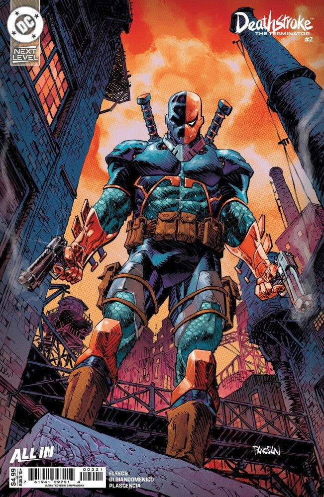 Deathstroke, The Terminator, Vol. 2 #2 Cover B Dan Panosian Variant cover