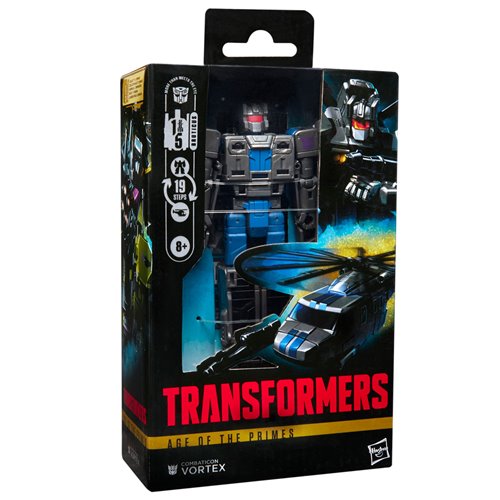 Hasbro Transformers Age of the Primes Combaticon Vortex packaging back