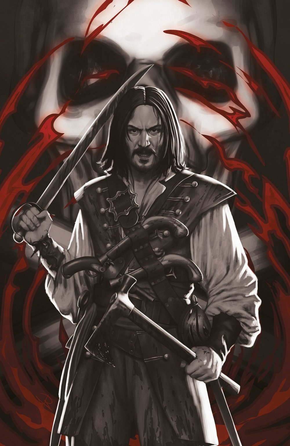 BRZRKR: The Bleeding Tide #1 Cover F Rebeca Puebla Incentive Virgin Variant (1:10) cover