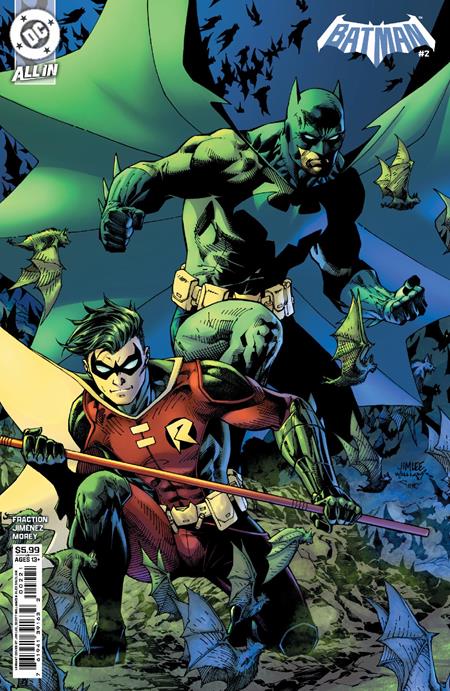 Batman #2 – Cover B Jim Lee card stock variant featuring Tim Drake Robin in peril, DC Comics 2025