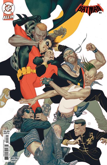 Batman #2 – Cover C Julian Totino Tedesco card stock variant with Tim Drake Robin in peril, DC Comics 2025