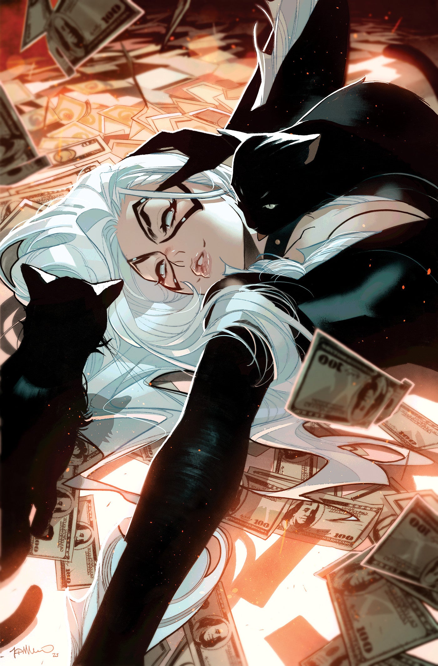 Black Cat #1 Simone Di Meo 2nd Printing Virgin Ratio Variant [1:25] – Marvel Comics (2025)