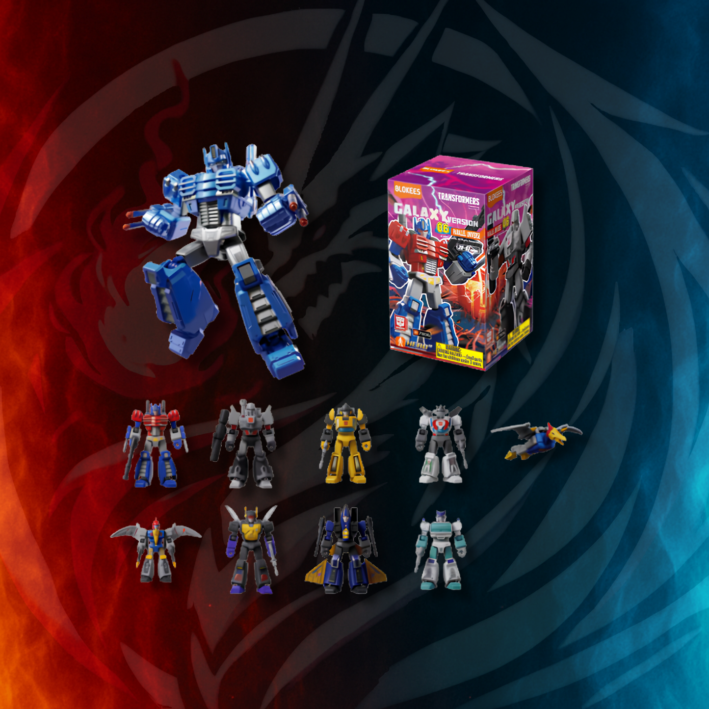 Transformers Galaxy GV06 Parallel Universe Blokees Blind Box Model Kit (Single)