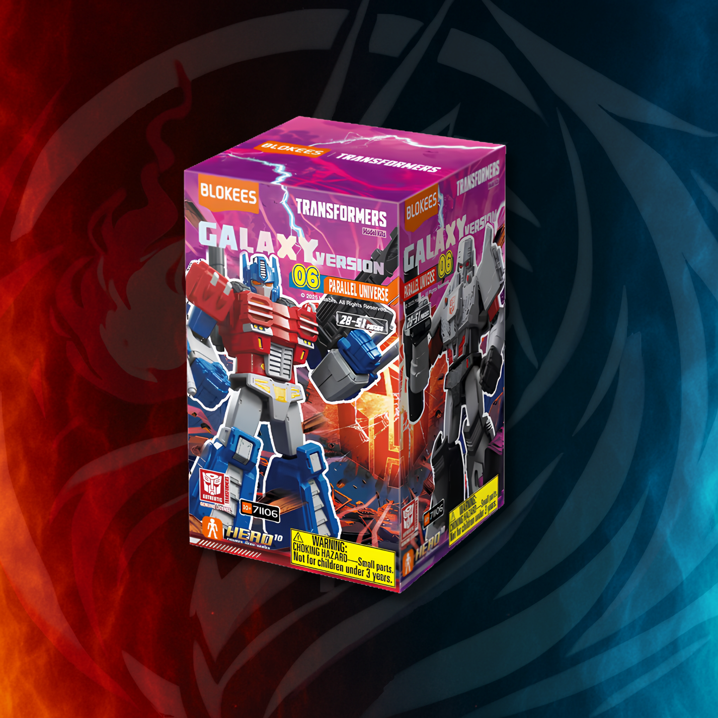 Transformers Galaxy GV06 Parallel Universe Blokees Blind Box Model Kit (Single)