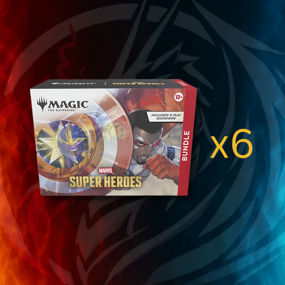 [PRE-ORDER] MTG | Marvel Super Heroes — Bundle x6 (Case)