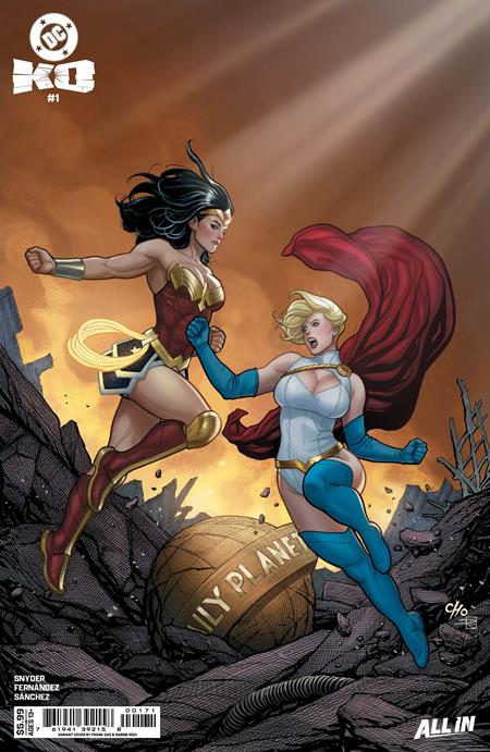 DC K.O. #1 (of 5) Cover D Frank Cho card stock variant – Justice League vs Darkseid in DC’s 2025 event, DC Comics