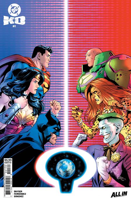 DC K.O. #1 (of 5) Cover O Greg Capullo card stock variant – explosive DC Comics 2025 event artwork