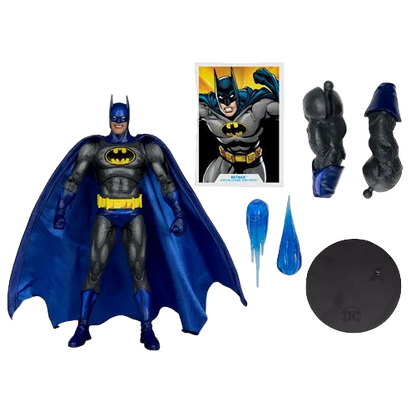 McFarlane DC Build-A Wave 14 Batman Justice League Task Force 7-inch action figure with accessories, card, and Darkseid Build-A parts.