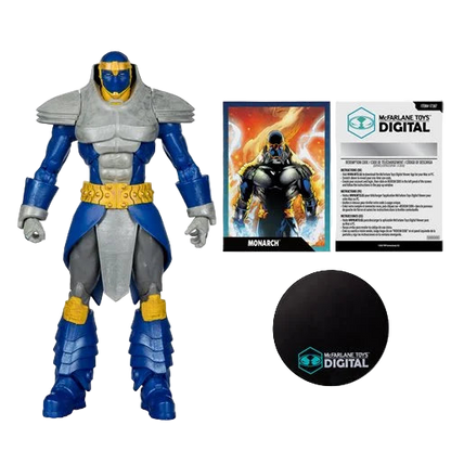 Monarch DC Countdown 7-inch action figure with art card, base, and McFarlane Toys Digital Collectible code.