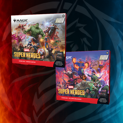 MTG | Marvel Super Heroes — Scene Box Bundle (Heroes United + Villains Unleashed)