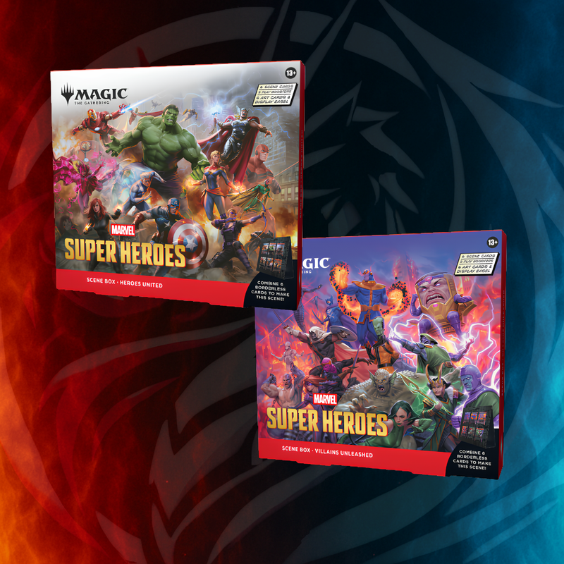 MTG | Marvel Super Heroes — Scene Box Bundle (Heroes United + Villains Unleashed)