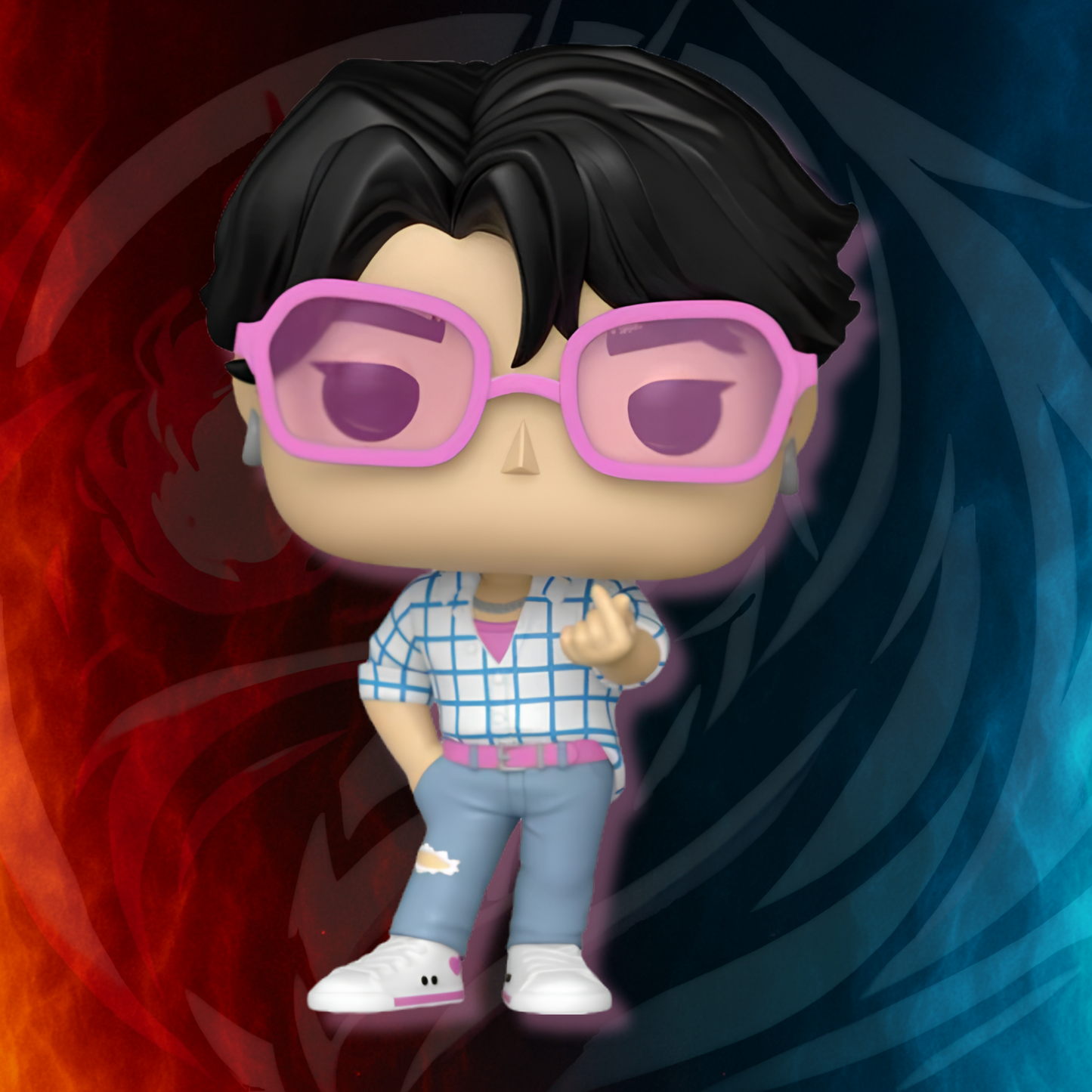 KPop Demon Hunters Jinu Funko Pop Vinyl Figure #2259 collectible display box character figure