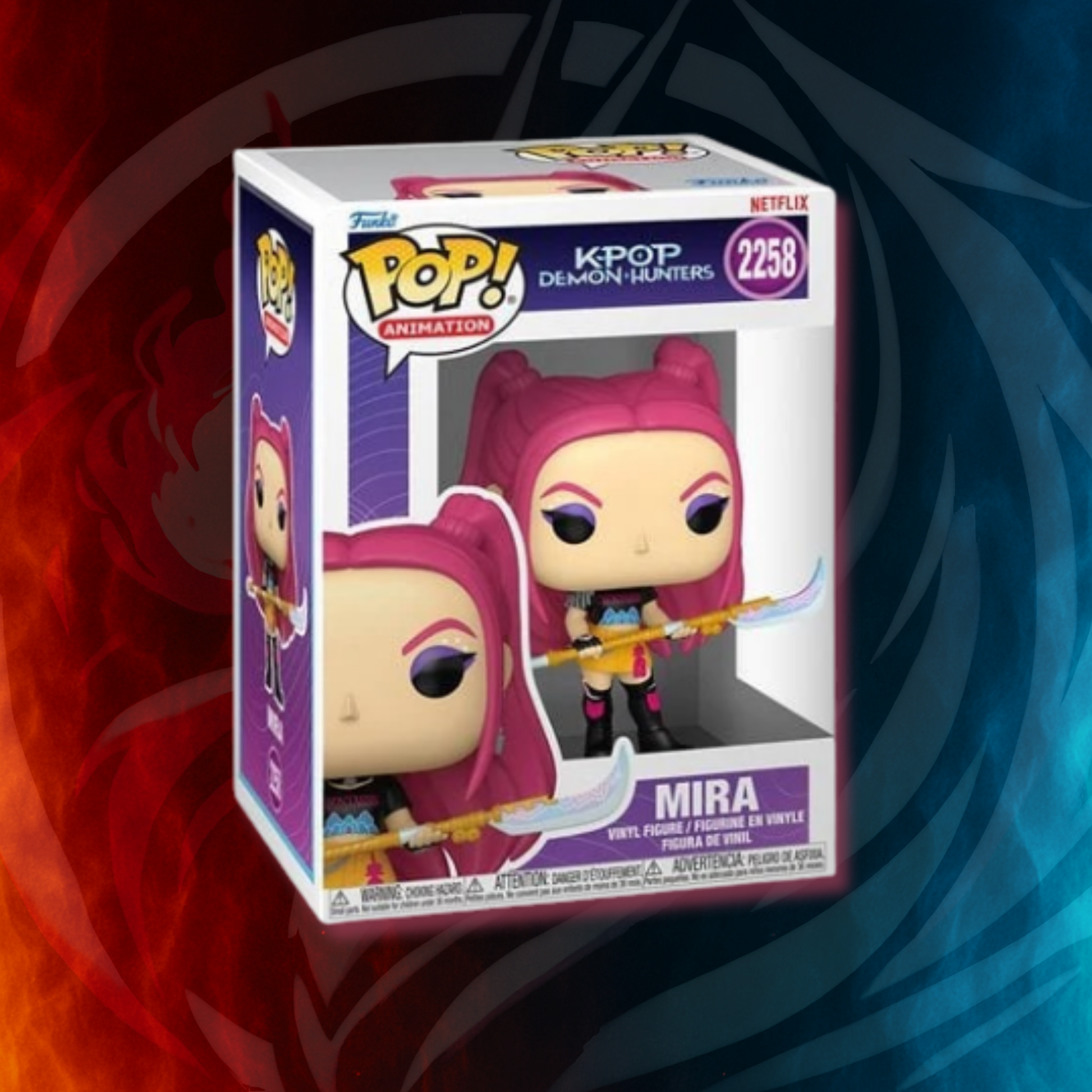 KPop Demon Hunters Mira Funko Pop Vinyl Figure #2258 collectible in box display