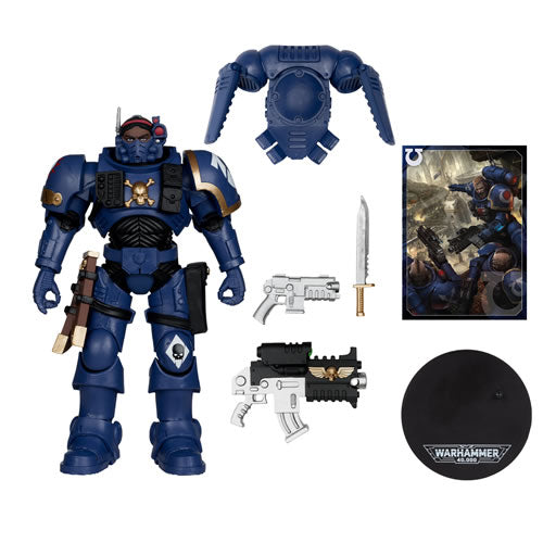 McFarlane Toys Warhammer 40K Ultramarines Phobos Lieutenant 7-inch Space Marine figure