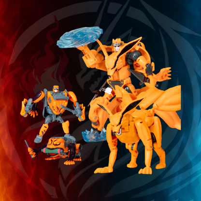 Transformers Collaborative Naruto Shippuden Kurama and Gamakichi 2-pack by Hasbro