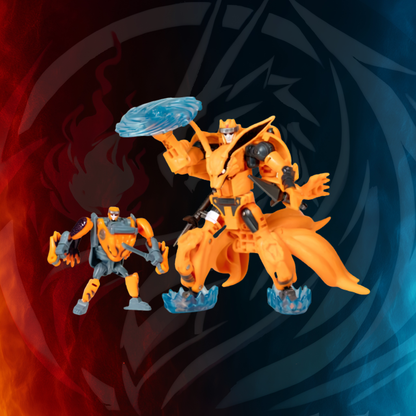 Transformers x Naruto Kurama converting figure by Hasbro - robot mode
