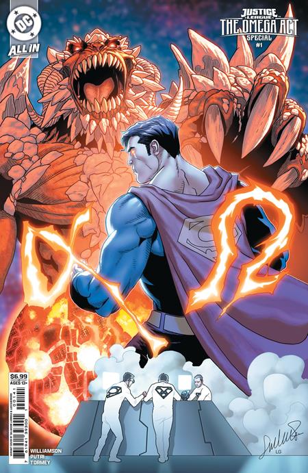Justice League: The Omega Act Special #1 (One Shot) Cover D Salvador Larroca card stock variant – DC Comics 2025 event prologue