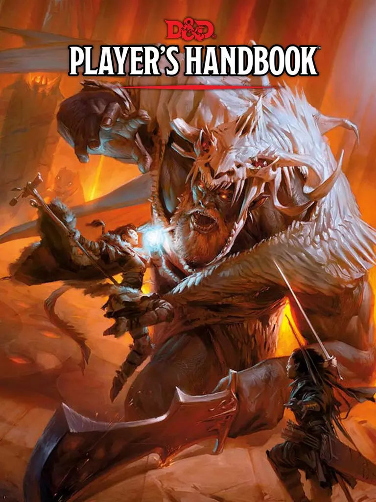 Dungeons & Dragons Player’s Handbook 5E 2014 hardcover front cover core rulebook
