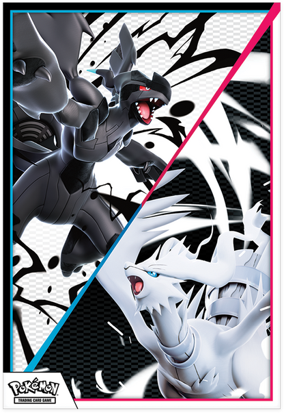 Double-sided Unova poster featuring Zekrom and Reshiram artwork from the Unova Poster Collection.