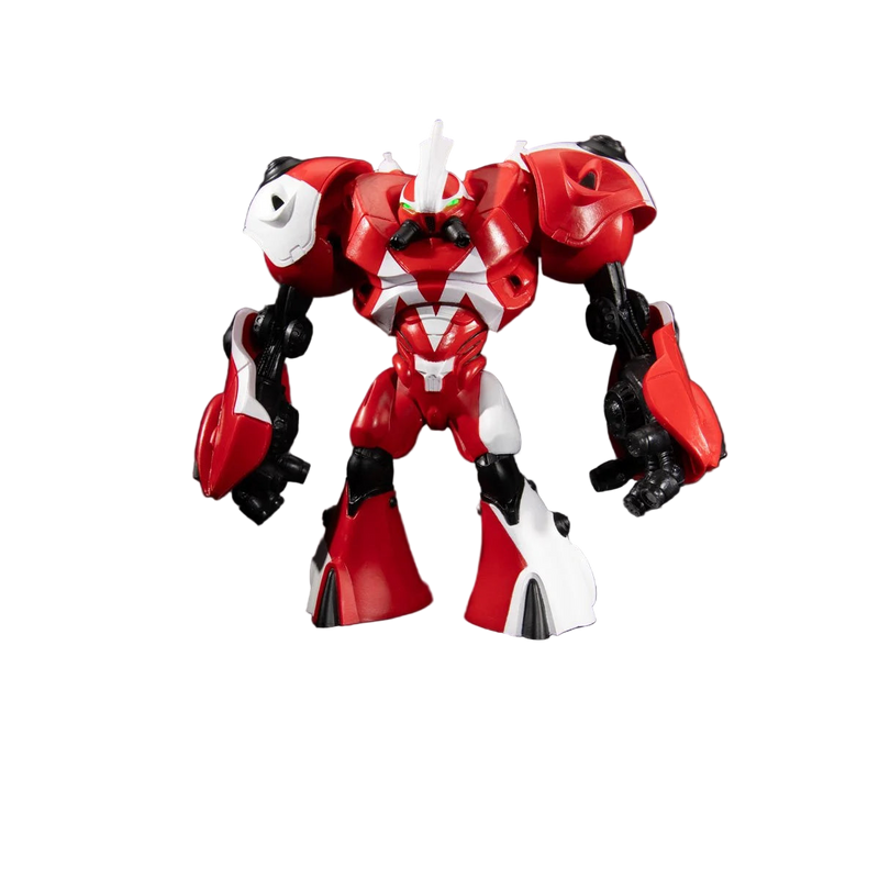 Robot Wars Spawn 7-inch McFarlane Toys action figure in front-facing pose on black backdrop.