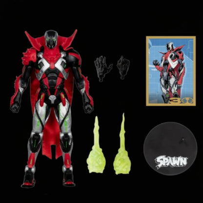 Spawn The Deviant Figure with Accessories, Hands, Card, and Base
