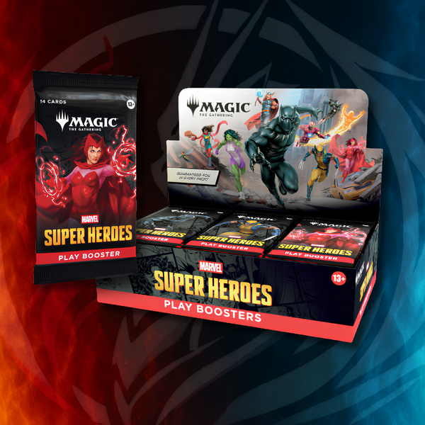 MTG Marvel Super Heroes Play Booster Display Box (30 Packs) — Preorder – Prime 151 Collectibles