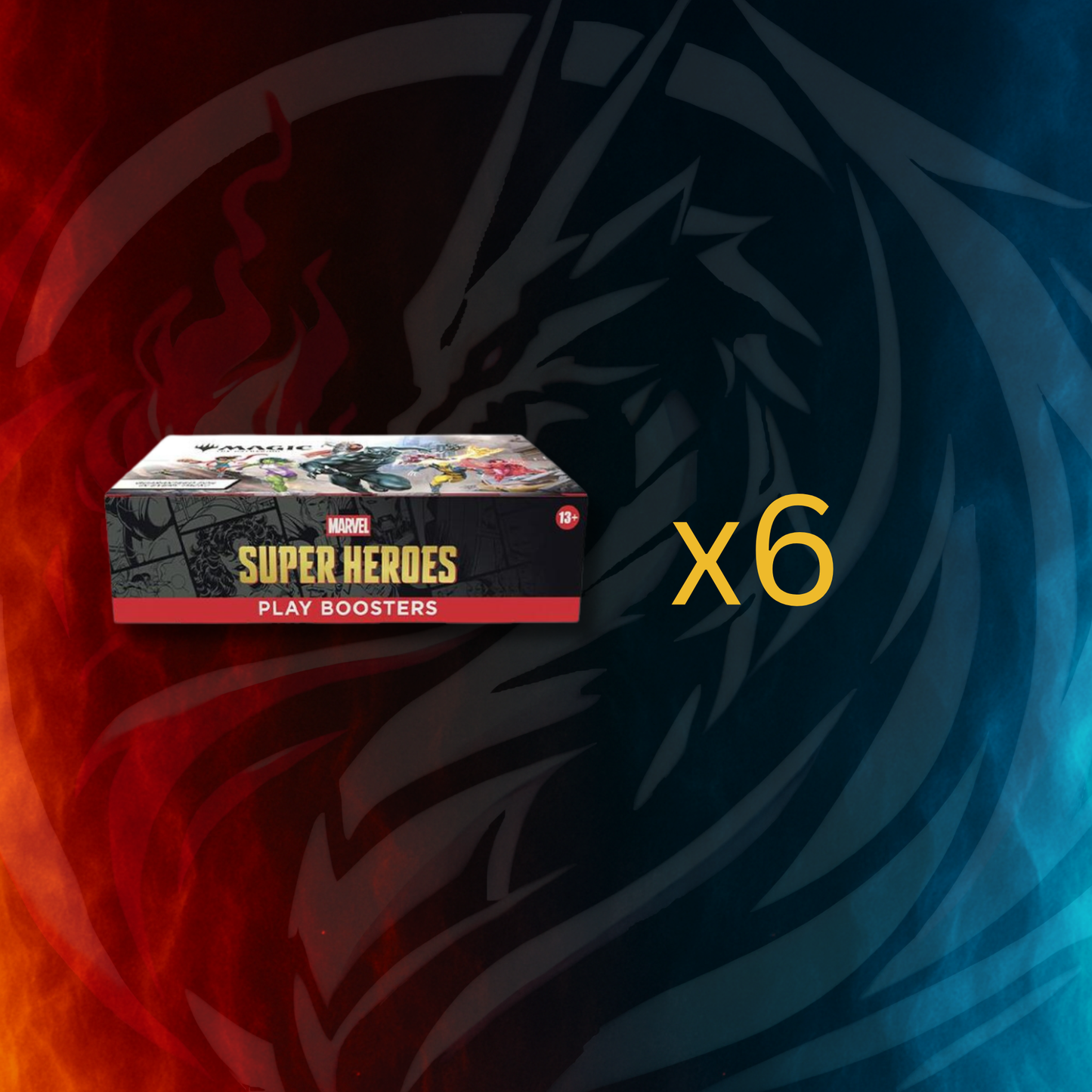 [PRE-ORDER] MTG | Marvel Super Heroes — Play Booster Display Box x6 (Case)