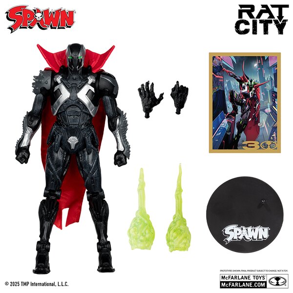 McFarlane Toys Spawn 30th Anniversary Deviant Rat City Red Platinum Chase Figure - Prime 151 Collectibles