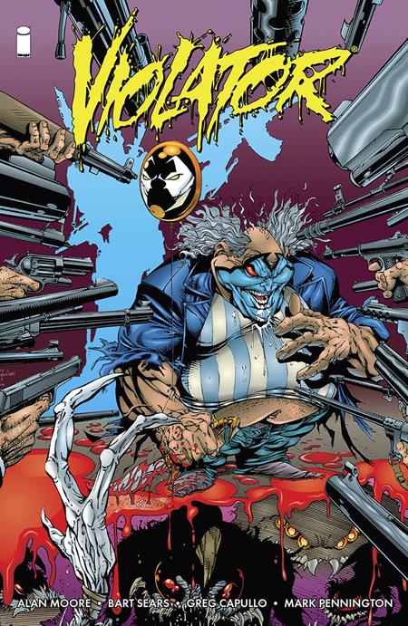 Cover of Spawn: Violator trade paperback by Alan Moore, featuring Violator battling his siblings with art by Bart Sears and Greg Capullo – Prime 151 Collectibles